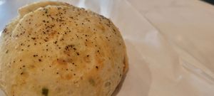 Spur cream ans chive scone at Dark Hall Coffee in Phoenix