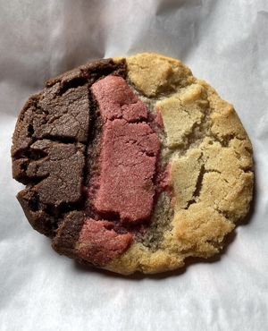 Amazing Neapolitan Cookie 💕  at Dark Hall Coffee in Phoenix