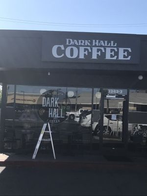 Dark hall!! at Dark Hall Coffee in Phoenix