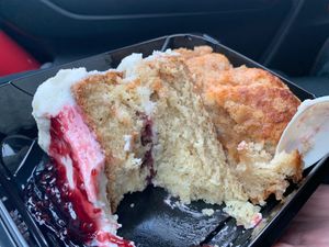 early gray & plum cake at Dark Hall Coffee in Phoenix