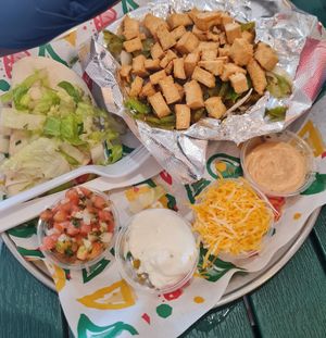 Tofu fajitas. Great! at The Taco Joint in Hollywood