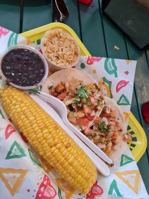 Very good tofu taco at The Taco Joint in Hollywood
