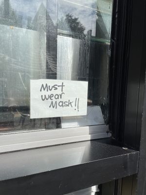 Masks  at Greedi Vegan - Bergen St in Brooklyn