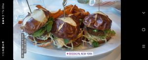 Walnut sliders #Veganuary at Greedi Vegan - Bergen St in Brooklyn
