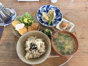 My wonderful lunch  at Shokudo Hitoto in Fukushima