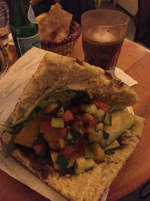 Casse Croute with veggies (6,50€) at Picknick Cafe Bar in Frankfurt