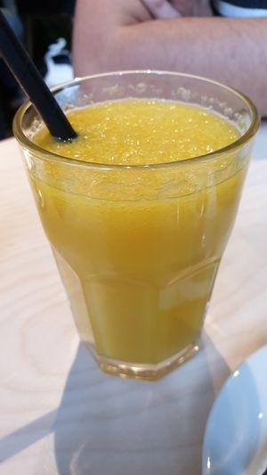Fresh juice at Olivia's Maastricht in Maastricht