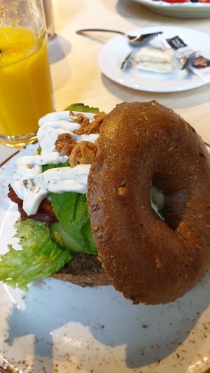 Vegan Avocado BLT bagel at Olivia's Maastricht in Maastricht