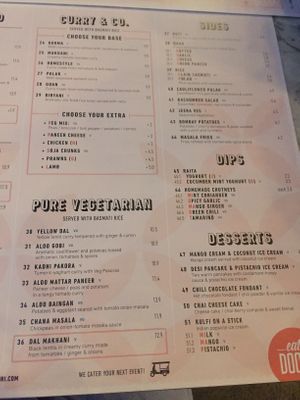 Menu part 2 - English at eatDOORI - Kaiserstrasse in Frankfurt