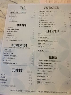 Menu part 3 - English at eatDOORI - Kaiserstrasse in Frankfurt