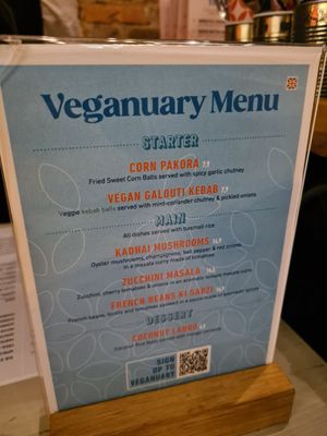 Veganuary Menu at eatDOORI - Kaiserstrasse in Frankfurt