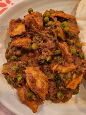 Planted chicken pepper fry at eatDOORI - Kaiserstrasse in Frankfurt