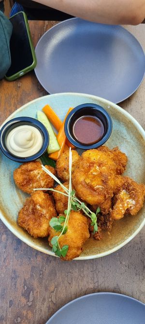 Cauliflower wings at Zivago in Oulu