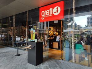 Entrance at Gretl - Raffles Place in Central Singapore