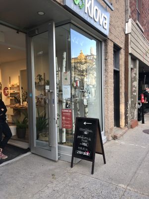 Outside  at Klova in Montreal