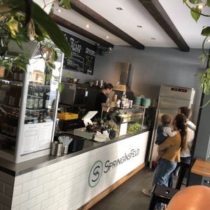 Small but stylish space at SpringInsFeld in Munich