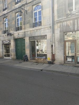 Outside at Cocoelle Patisserie Vegetale in Besancon