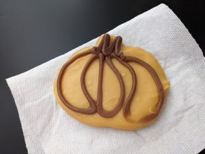Sugar cookie at Pattycake Bakery in Columbus