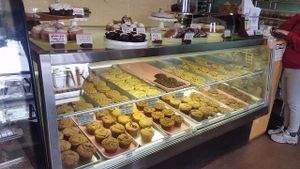 So many sugary vegan options! at Pattycake Bakery in Columbus