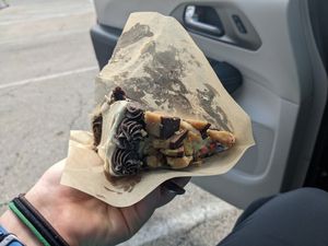 Buckeye cake at Pattycake Bakery in Columbus