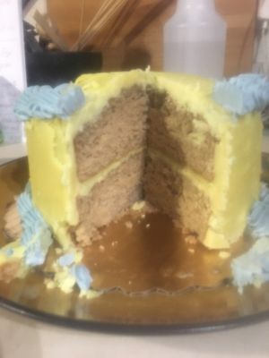 Blueberry lemonade!  Ha! Totally amazing!  at Pattycake Bakery in Columbus