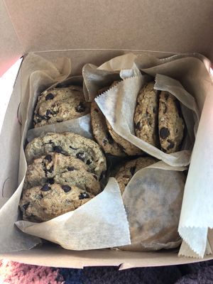 A dozen toll house.  Omg. Amazing ❤️ at Pattycake Bakery in Columbus