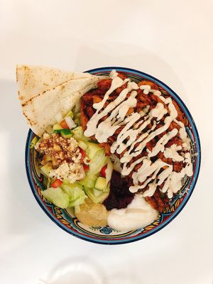 Mama’s shawarma plate at Dar Nabati in Oakville