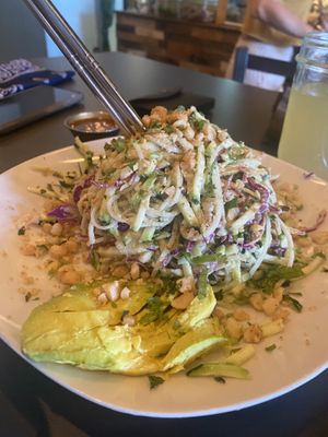 Raw pad Thai   at Moku Roots in Kula