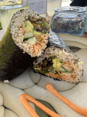 Sushirito - delish!   at Moku Roots in Kula