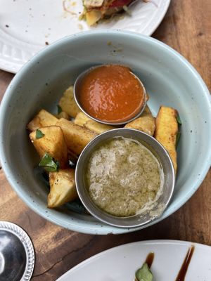Yuca fries  at Moku Roots in Kula