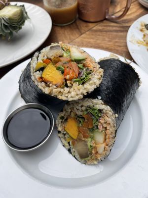 Sushi-rito  at Moku Roots in Kula