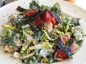 Caesar salad at Moku Roots in Kula