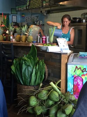 So colorful  at Moku Roots in Kula