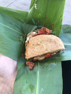 Isn’t this amazing?! Zero waste!!  at Moku Roots in Kula