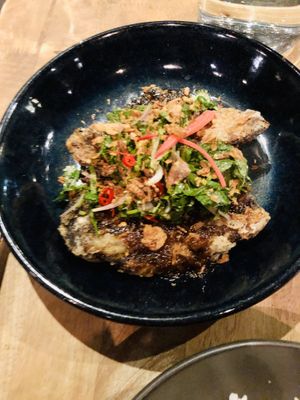 Vegan banquet at Morks Restaurant in Canberra