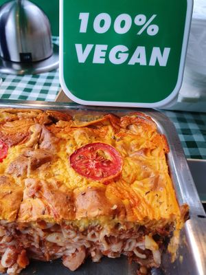 Mushroom & Lentil Lasaroni at FarrinHeight Foods in Market Harborough