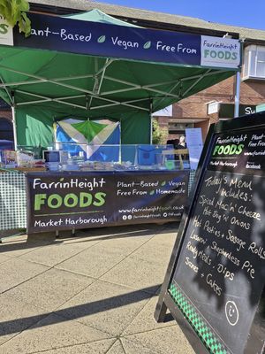 Our 11th farmers market anniversary 💚 at FarrinHeight Foods in Market Harborough