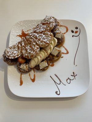 My waffel at Waffelicious in Eindhoven