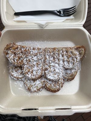 waffle takeaway (no toppings) at Waffelicious in Eindhoven