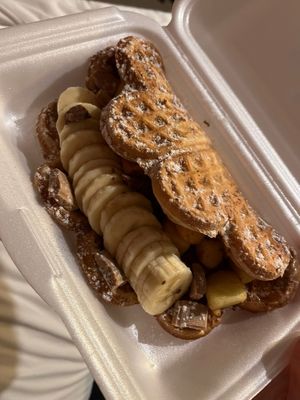 more simple waffle   at Waffelicious in Eindhoven