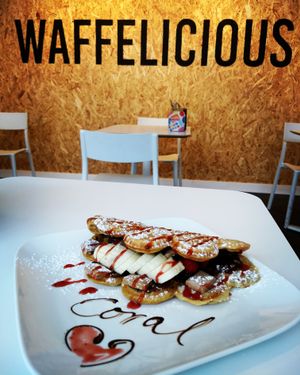 Waffel at Waffelicious in Eindhoven