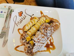 Vegan waffle at Waffelicious in Eindhoven