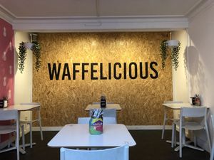 Interrior at Waffelicious in Eindhoven