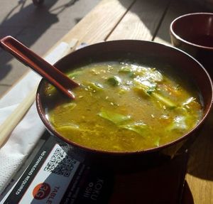 Curry soup at Koku Shi in Kirkcaldy