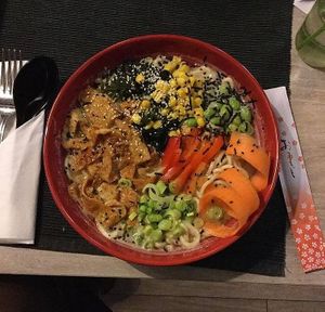 Ramen bowl at Koku Shi in Kirkcaldy