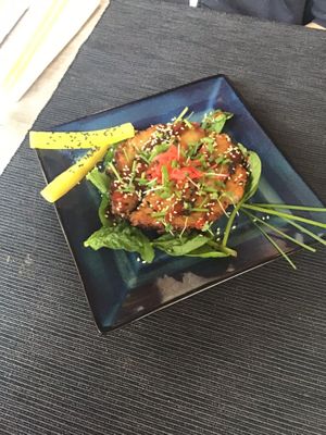 fried cabbage pancake at Koku Shi in Kirkcaldy