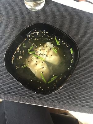 miso dumpling soup at Koku Shi in Kirkcaldy