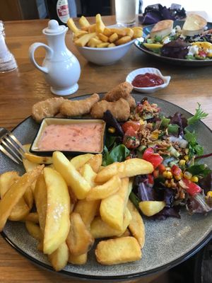 The vegan chicken goujons at Number Forty Four in Kirkby Lonsdale