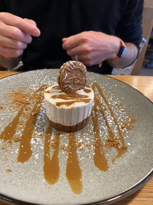Biscoff cheesecake at Number Forty Four in Kirkby Lonsdale