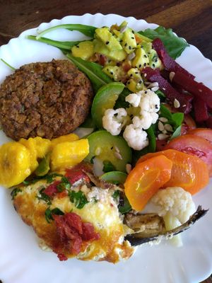 buffet  at BioGarden in Itajai